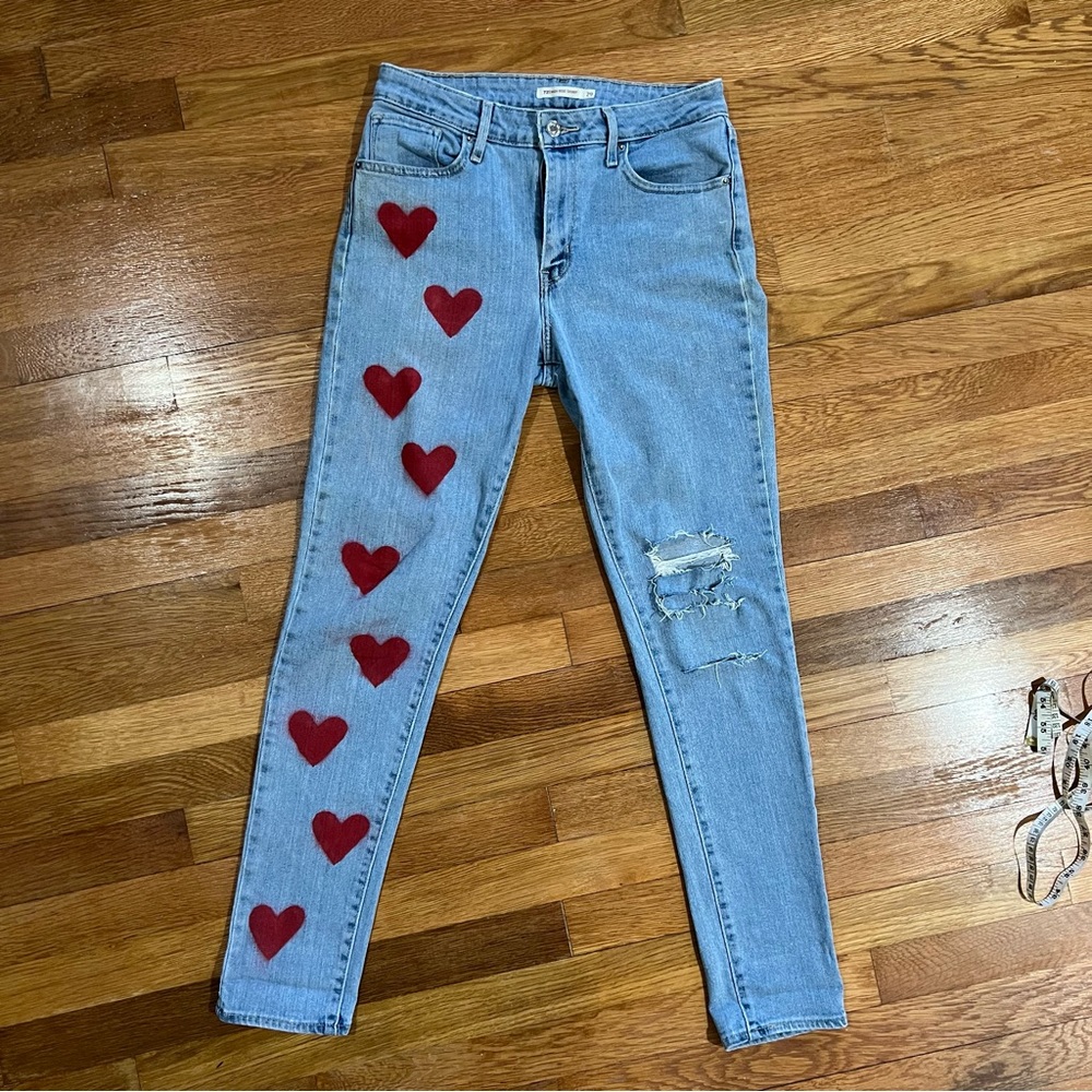 *SOLD* 721 high rise skinny levis jeans
